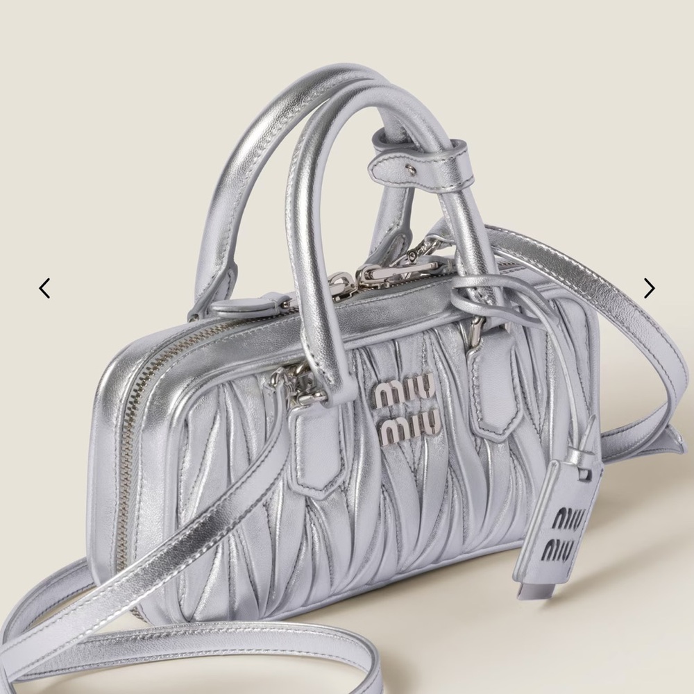 Arcadie matelassé nappa leather mini-bag